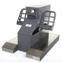 B737NG PRO rudder pedals upfloor - FO side